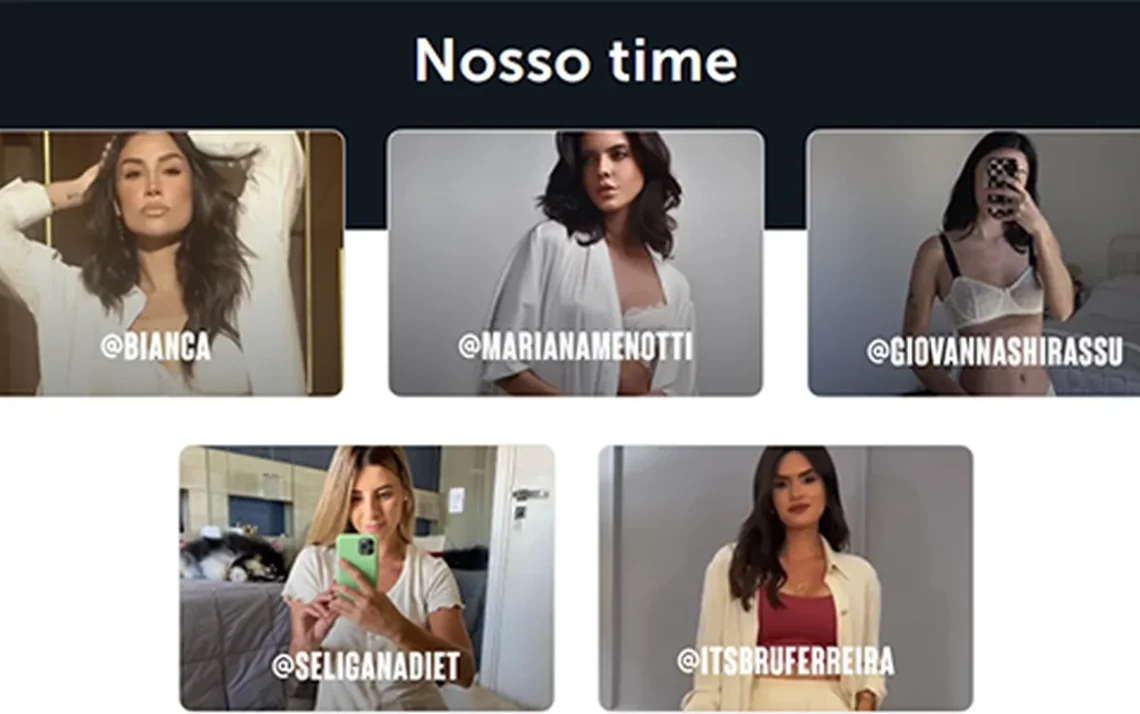 influencers, criadoras de conteúdo, personalidades digitais