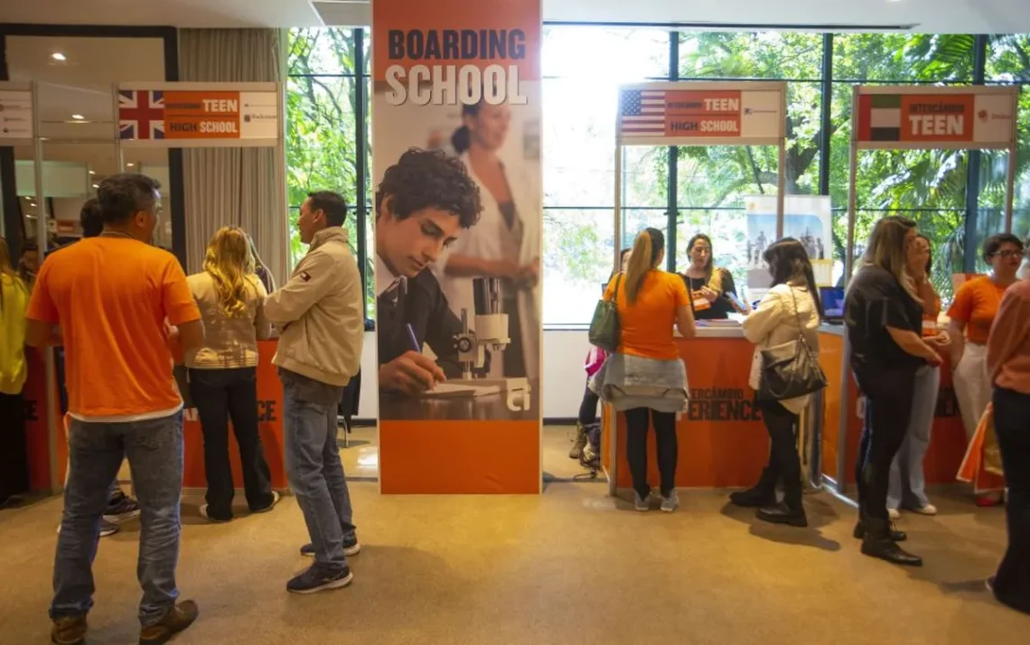 evento de intercâmbio, exposição de intercâmbio, feira de intercâmbio