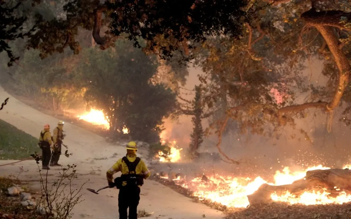 quelandas, poluição, por incêndios;